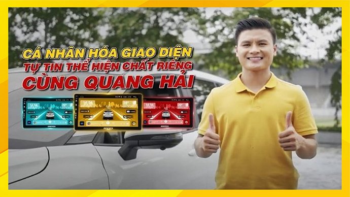 Cá nhân hóa giao diện – Tự tin thể hiện chất riêng cùng cầu thủ Quang Hải