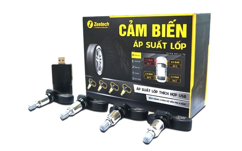 Tính năng nổi bật của cảm biến áp suất lốp tích hợp màn android